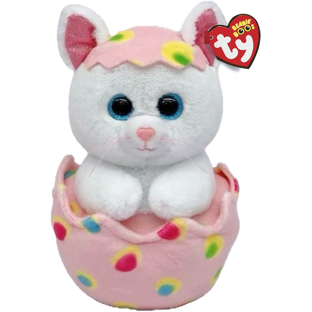 TY Beanie Boos Giggles the Cat in Egg Regular