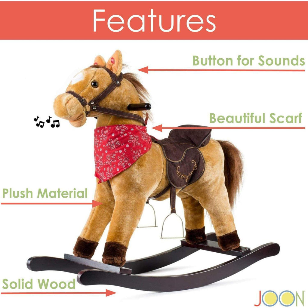 JOON Cowboy Rocking Horse Pony with Sound