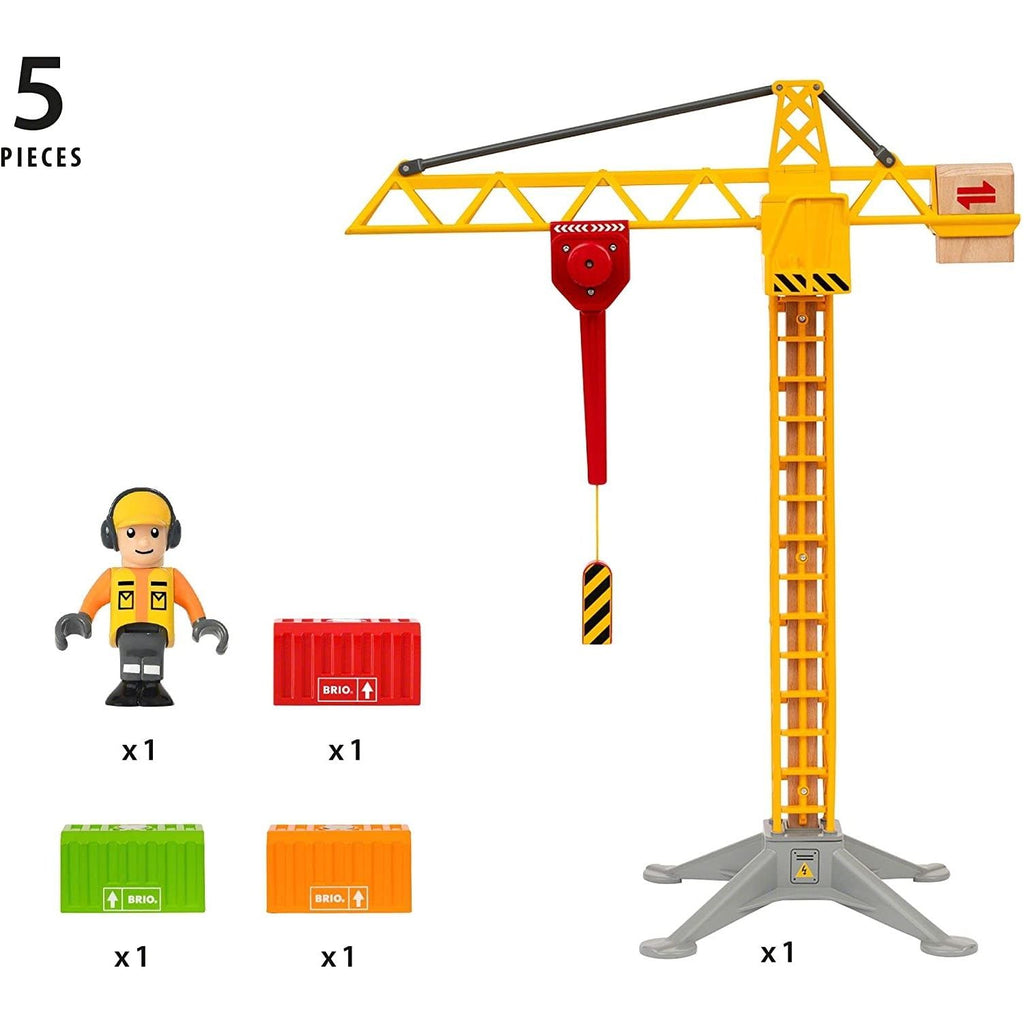 BRIO Construction Crane with Lights