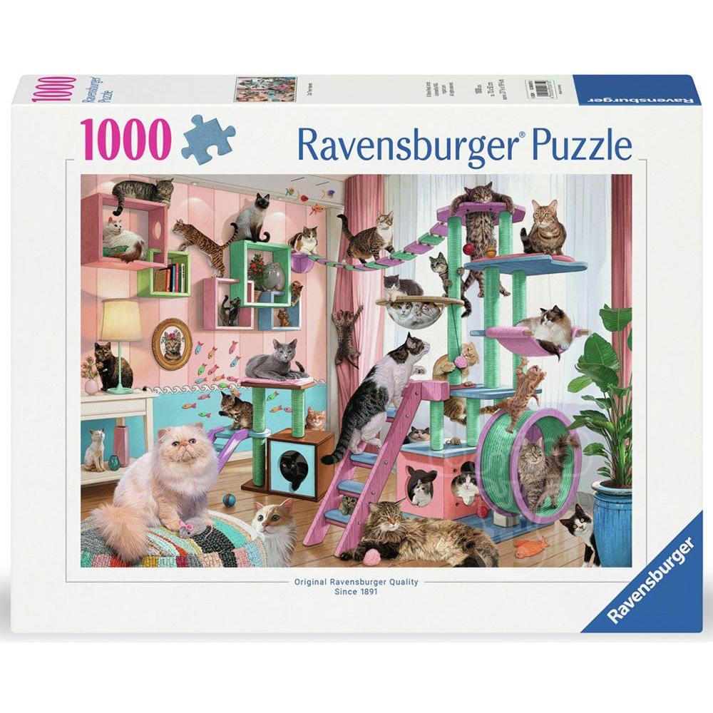 Ravensburger 1000 Piece Puzzle Cat Tree Heaven