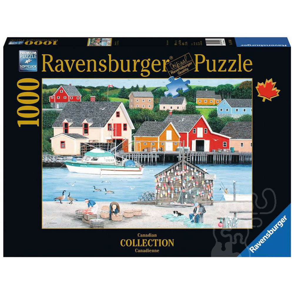 Ravensburger 1000 Piece Puzzle Canadian Collection Fisherman's Cove