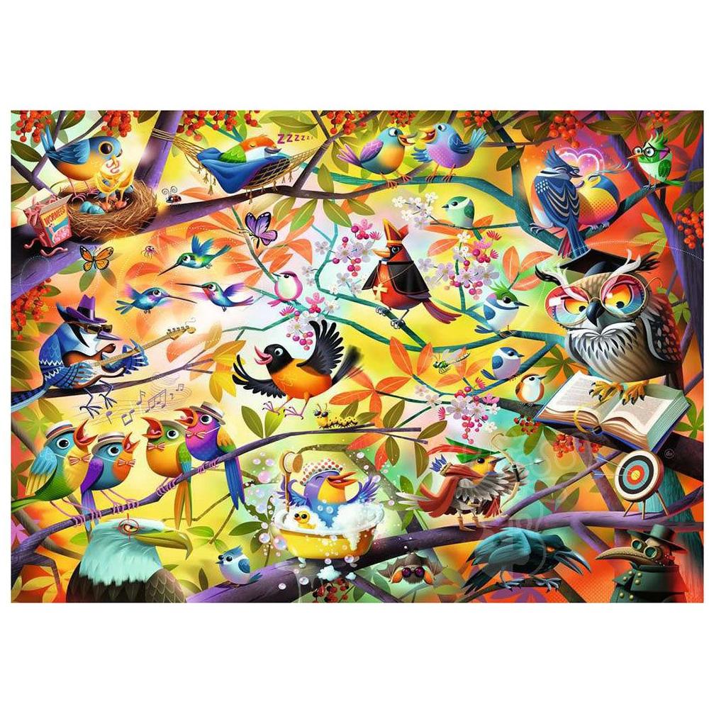 Ravensburger 1000 Piece Puzzle Busy Birdies