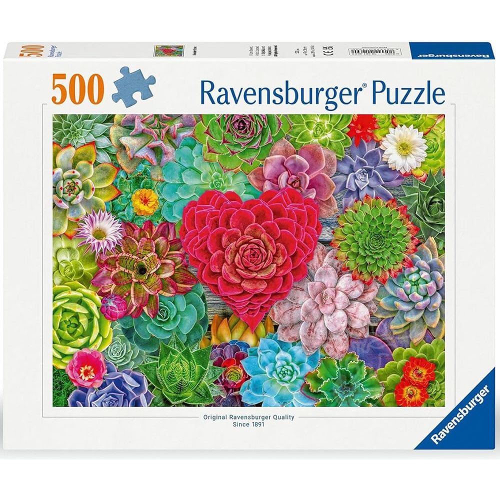 Ravensburger 500 Piece Puzzle Succulent Love
