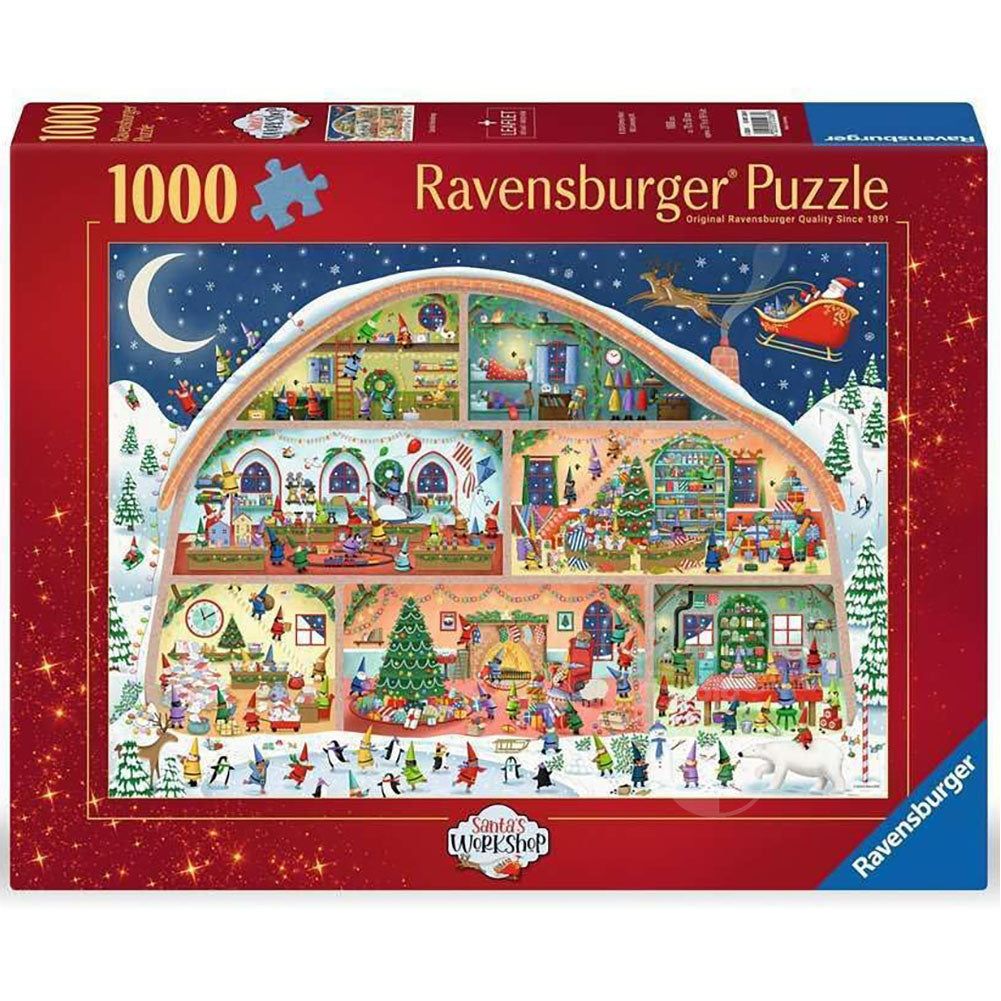 Ravensburger 1000 Piece Puzzle Santa's Workshop