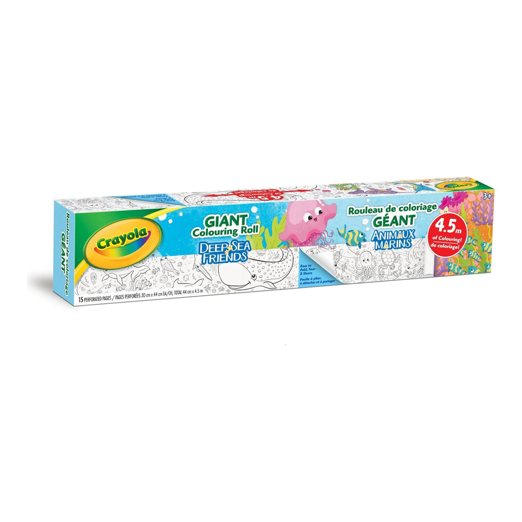 Crayola Giant Colouring Roll Deep Sea Friends