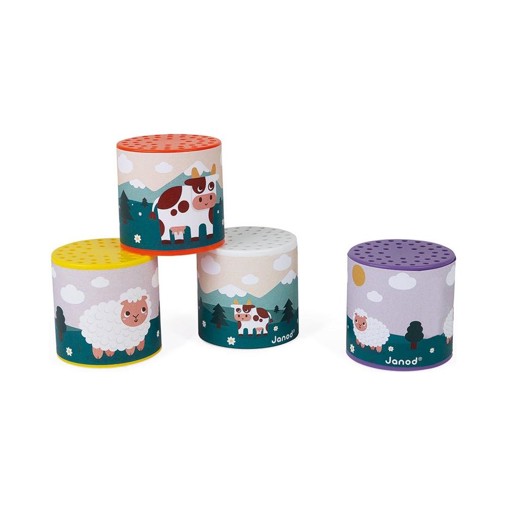 Janod Pocket Noisemakers Baa and Moo
