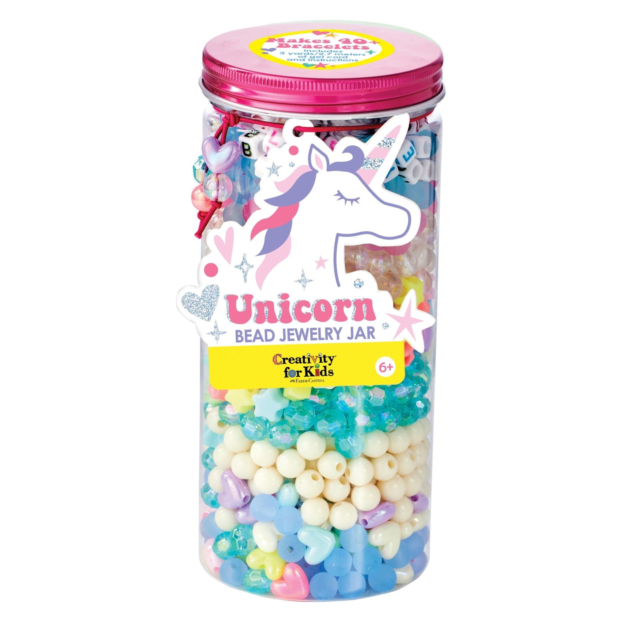 Creativity for Kids Unicorn Bead Jewelry Jar – The Rocking Horse Toys