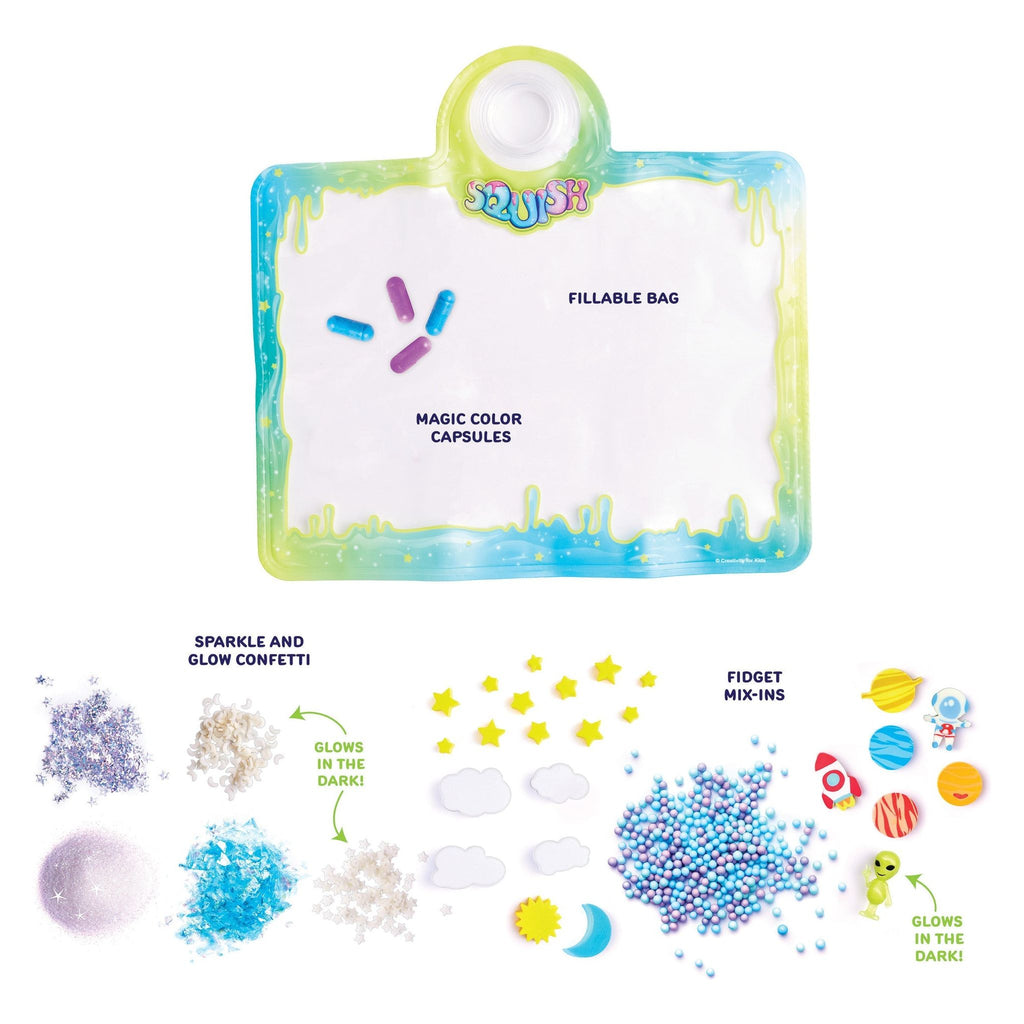 Creativity for Kids Super Squish Fidget Bag Outer Space