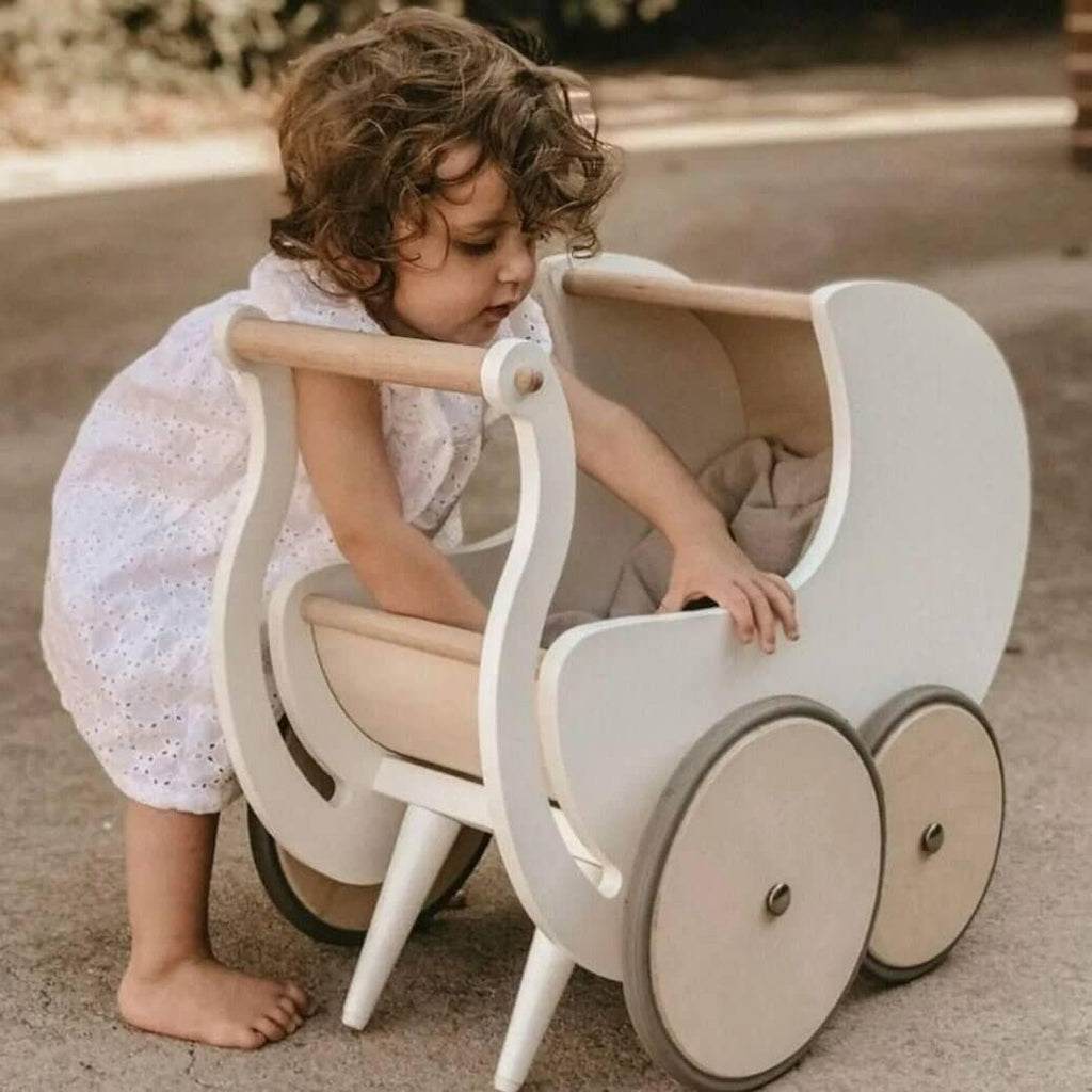 Kinderfeets Pram 2-in-1 Walker White