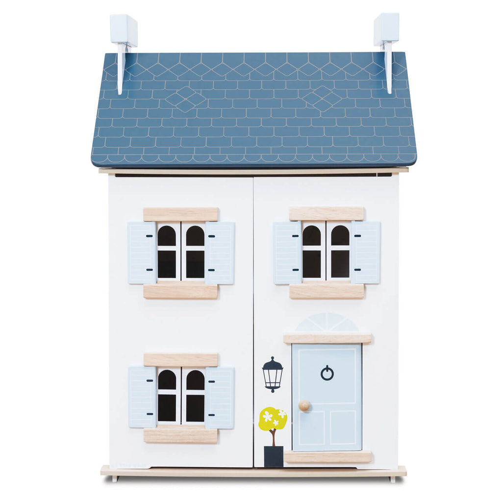 Le Toy Van Sky Blue Wooden Doll House