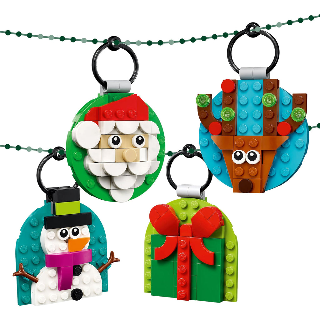 LEGO Christmas Ornament Selection