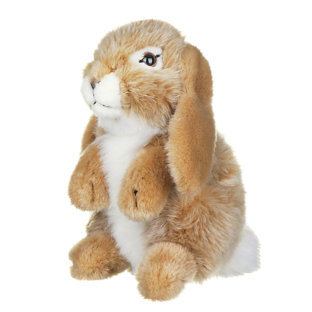 Living Nature Plush Brown Sitting Lop Earred Rabbit