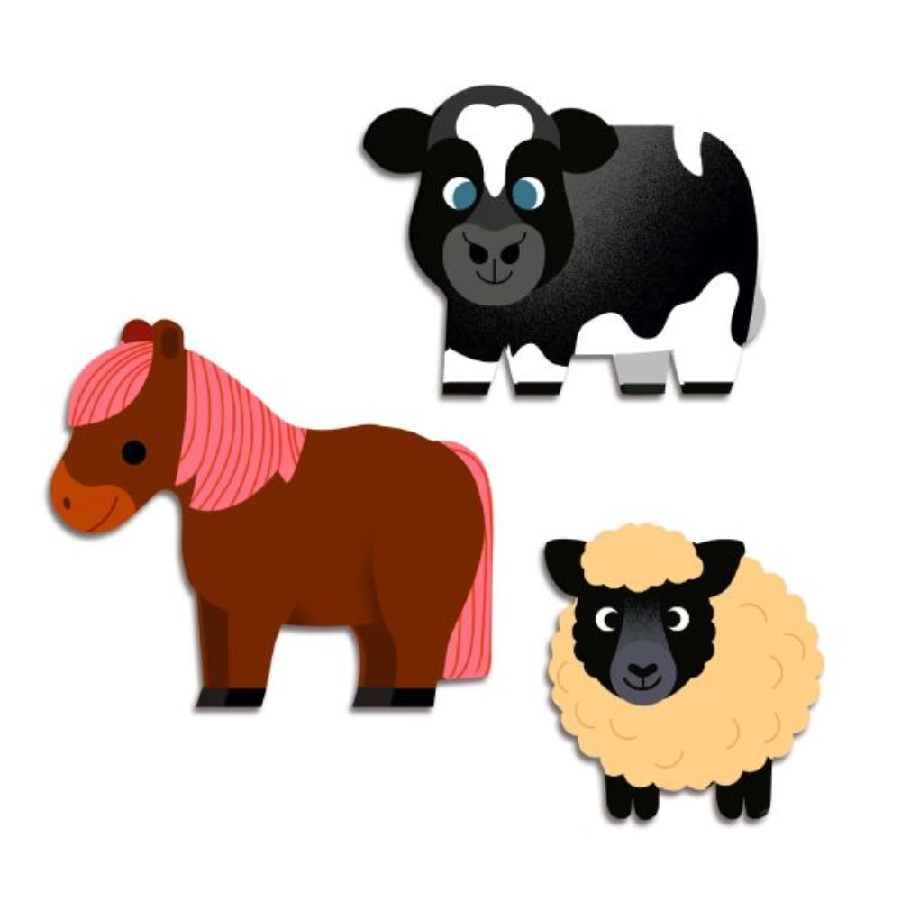 Djeco Stickers Farm Animals