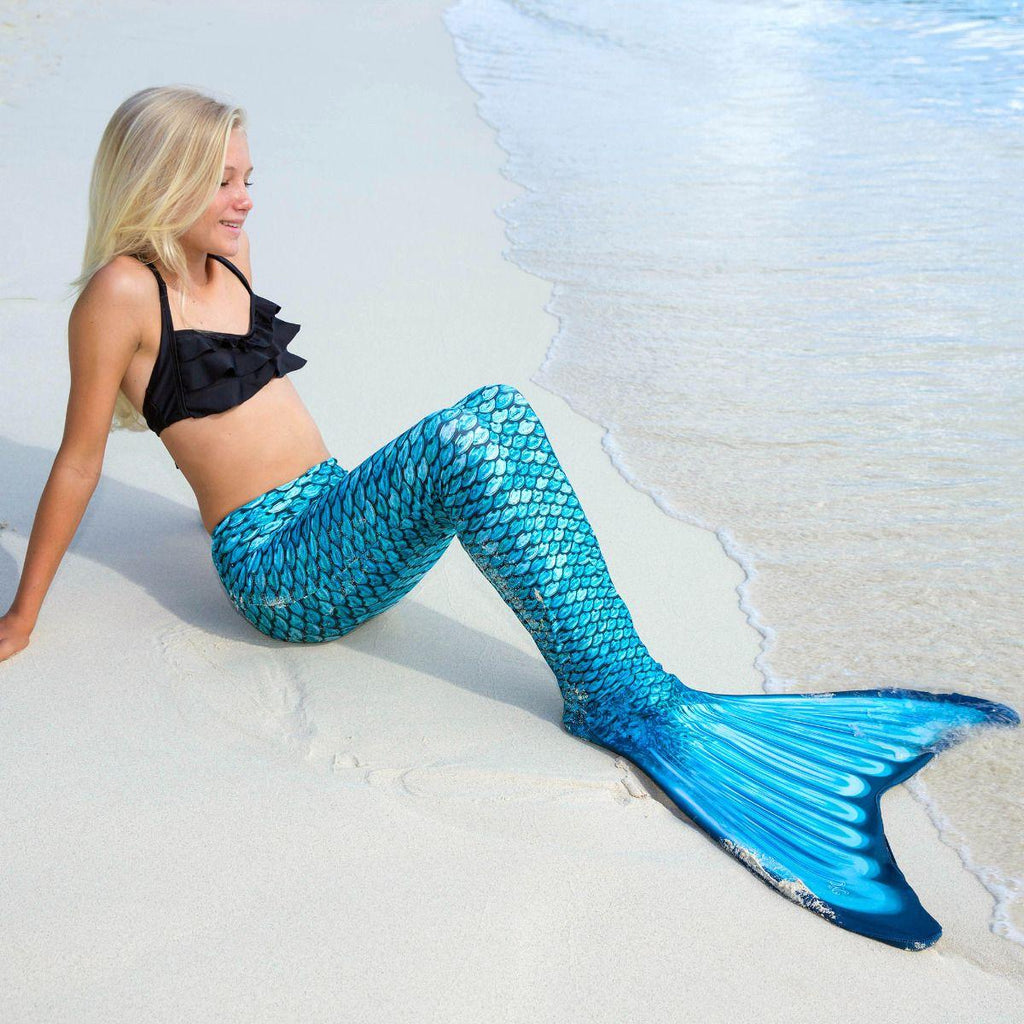 Fin Fun Mermaid Tail with Monofin Mariana's Teal.