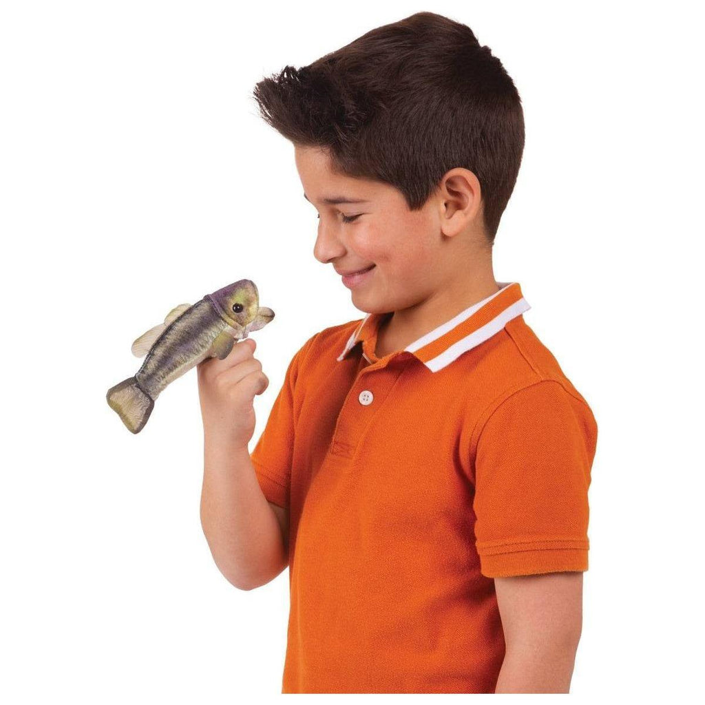 Folkmanis Largemouth Bass Finger Puppet