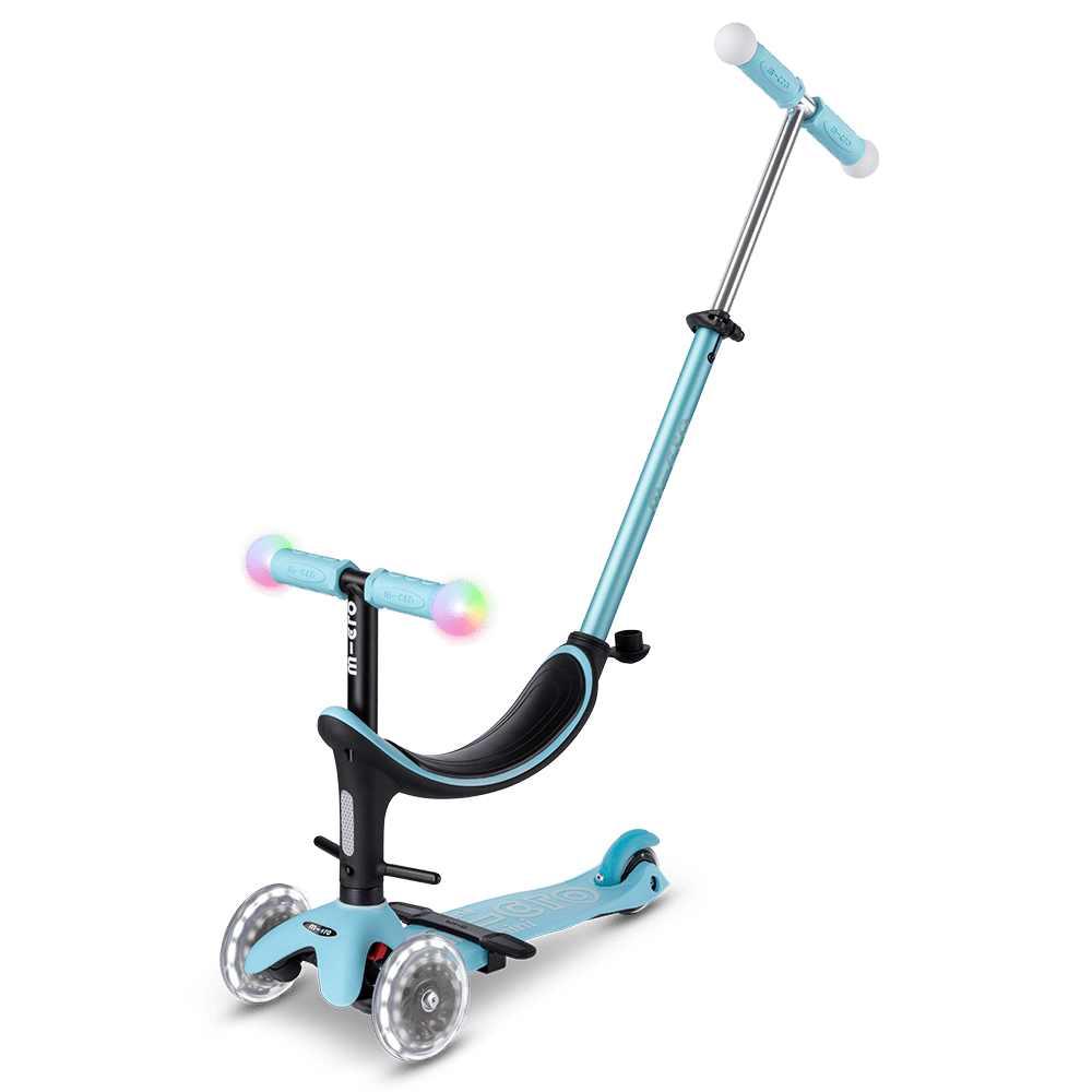 MICRO Mini2Grow Deluxe Magic LED Sky Blue Scooter