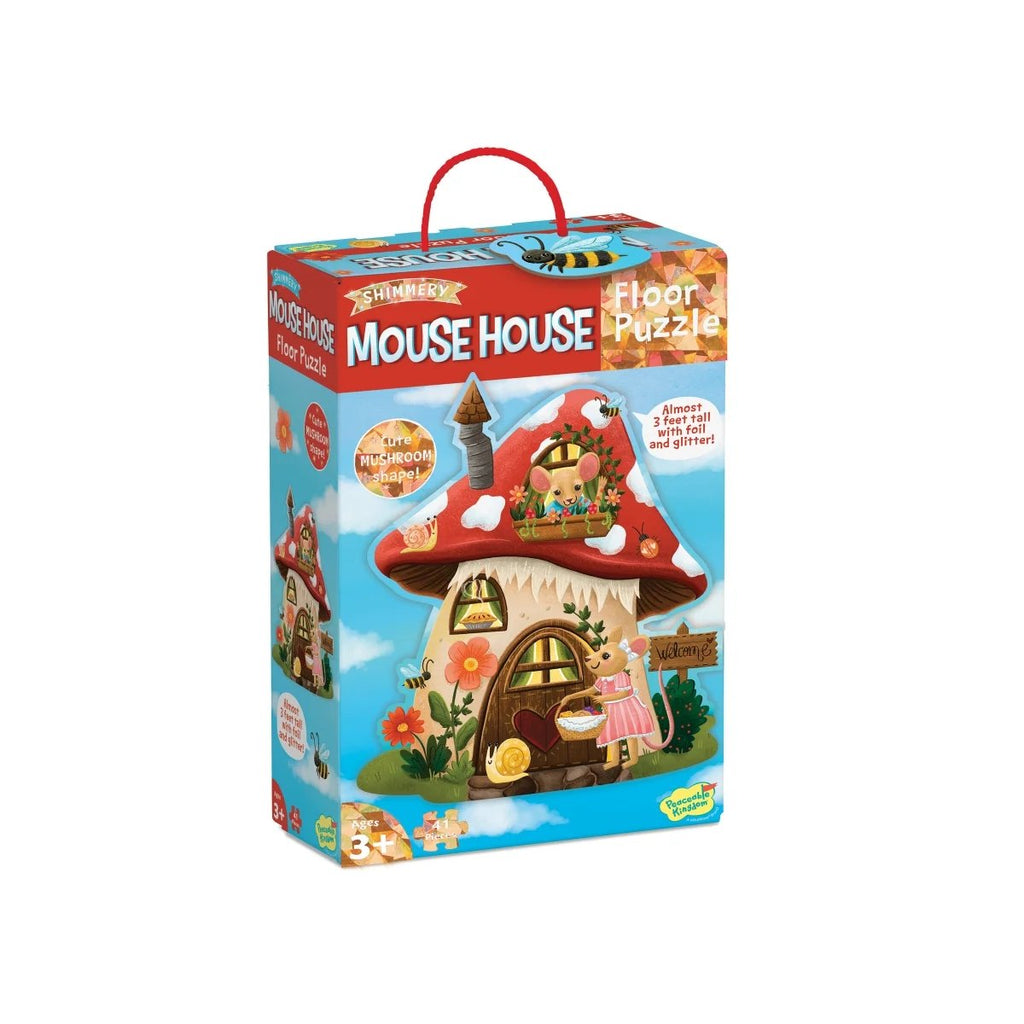 Peaceable Kingdom Floor Puzzle Mouse House