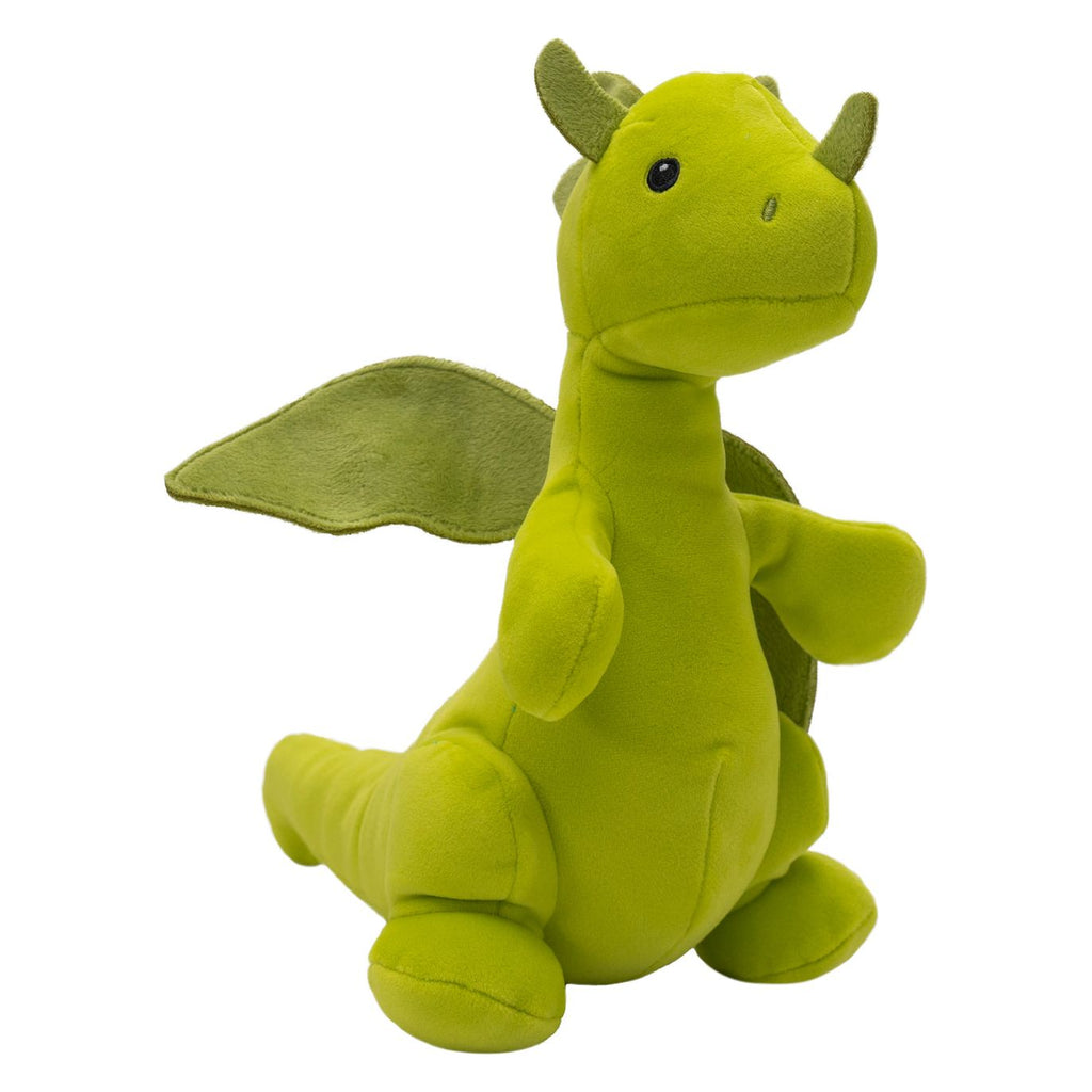 Manhattan Toy Brightfuls Sunny dragon stuffed toy plush lime green