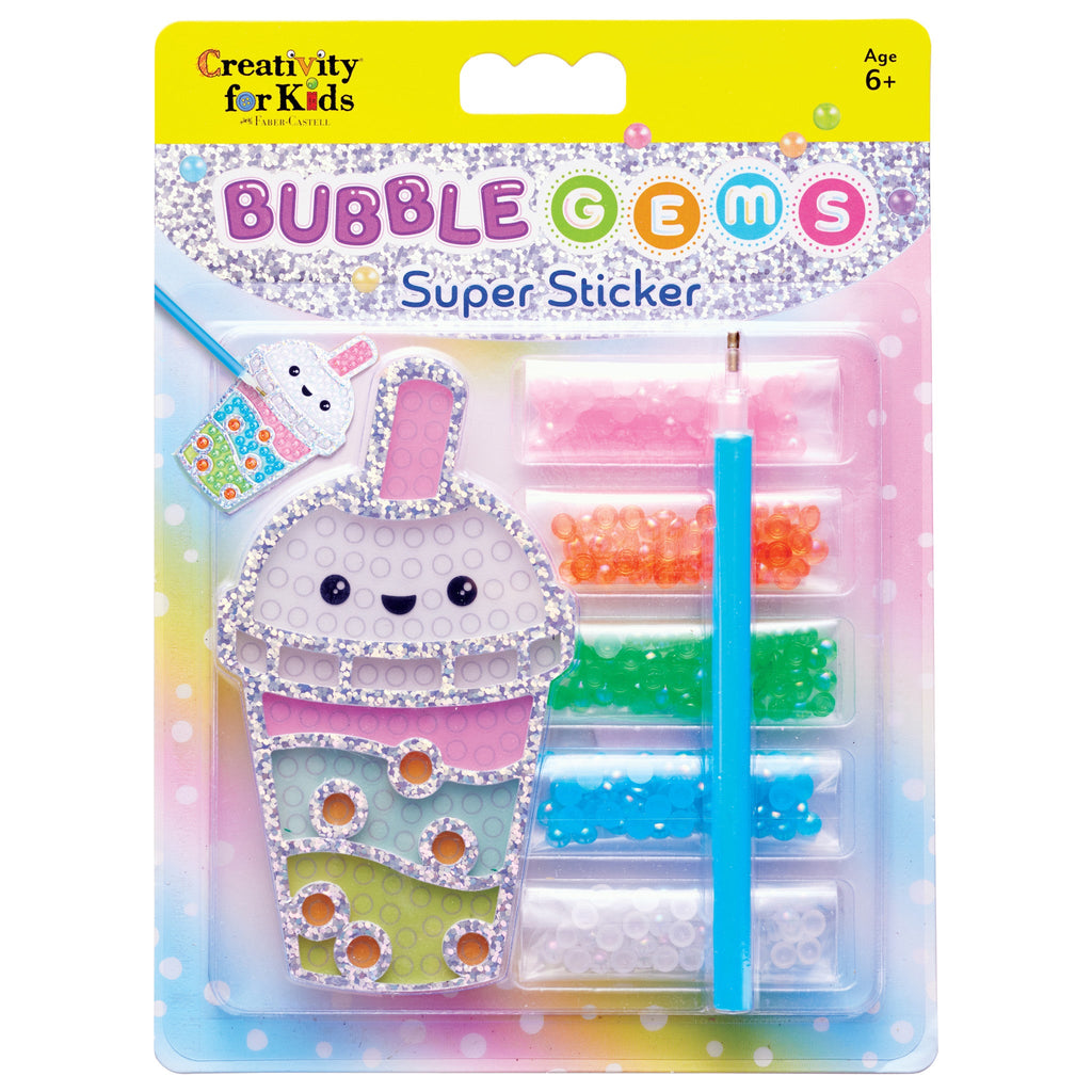 Creativity for Kids Bubble Gems Super Sticker Bubble Tea