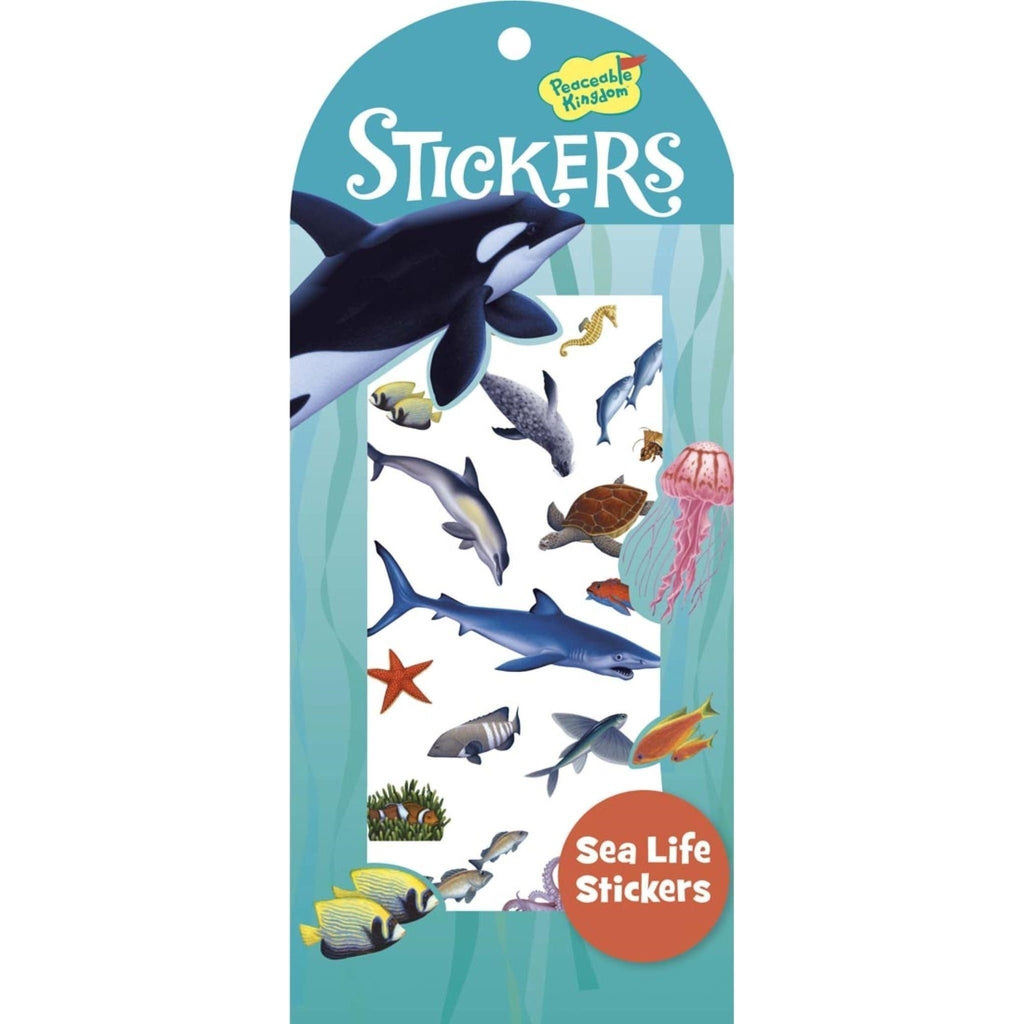 Peaceable Kingdom Stickers Sea Life