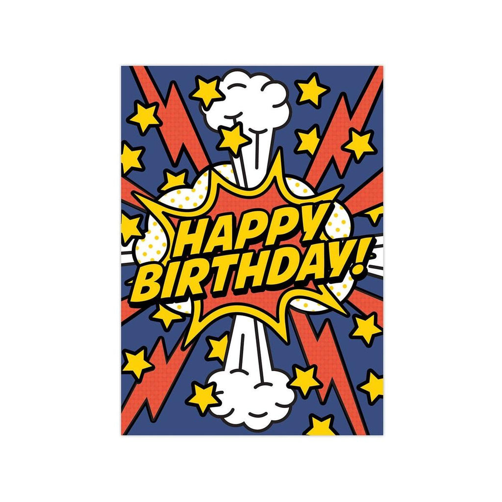 Peaceable Kingdom Birthday Card Superhero