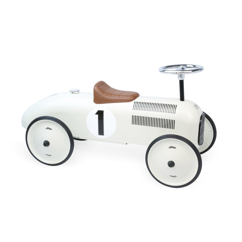 Vilac Vintage Ride-On Car White