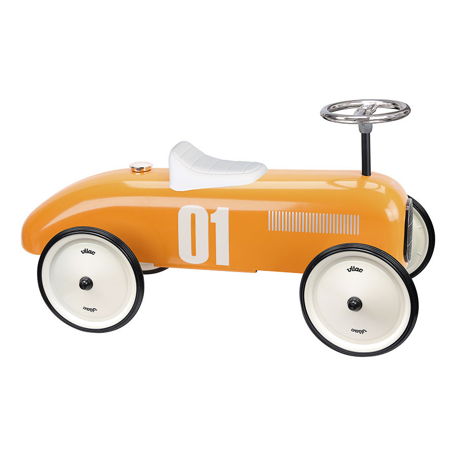 Vilac Vintage Ride-On Car Orange