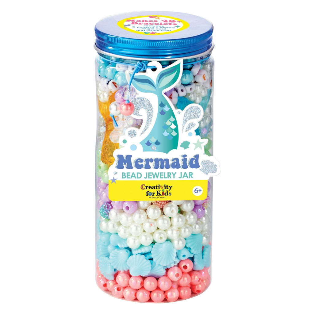Creativity for Kids Mermaid Bead Jewelry Jar