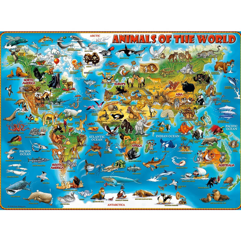 Ravensburger 300 Piece Puzzle Animals of the World