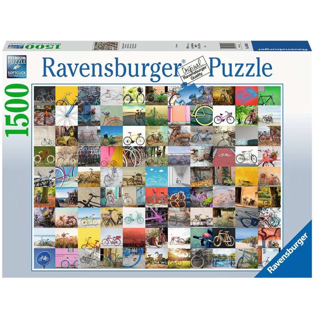 Ravensburger 1500 Piece Puzzle 99 Bicycles