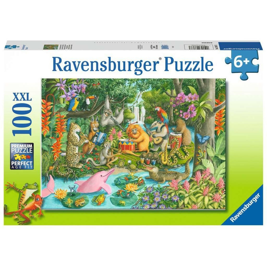 Ravensburger 100 Piece Puzzle Rainforest River Band