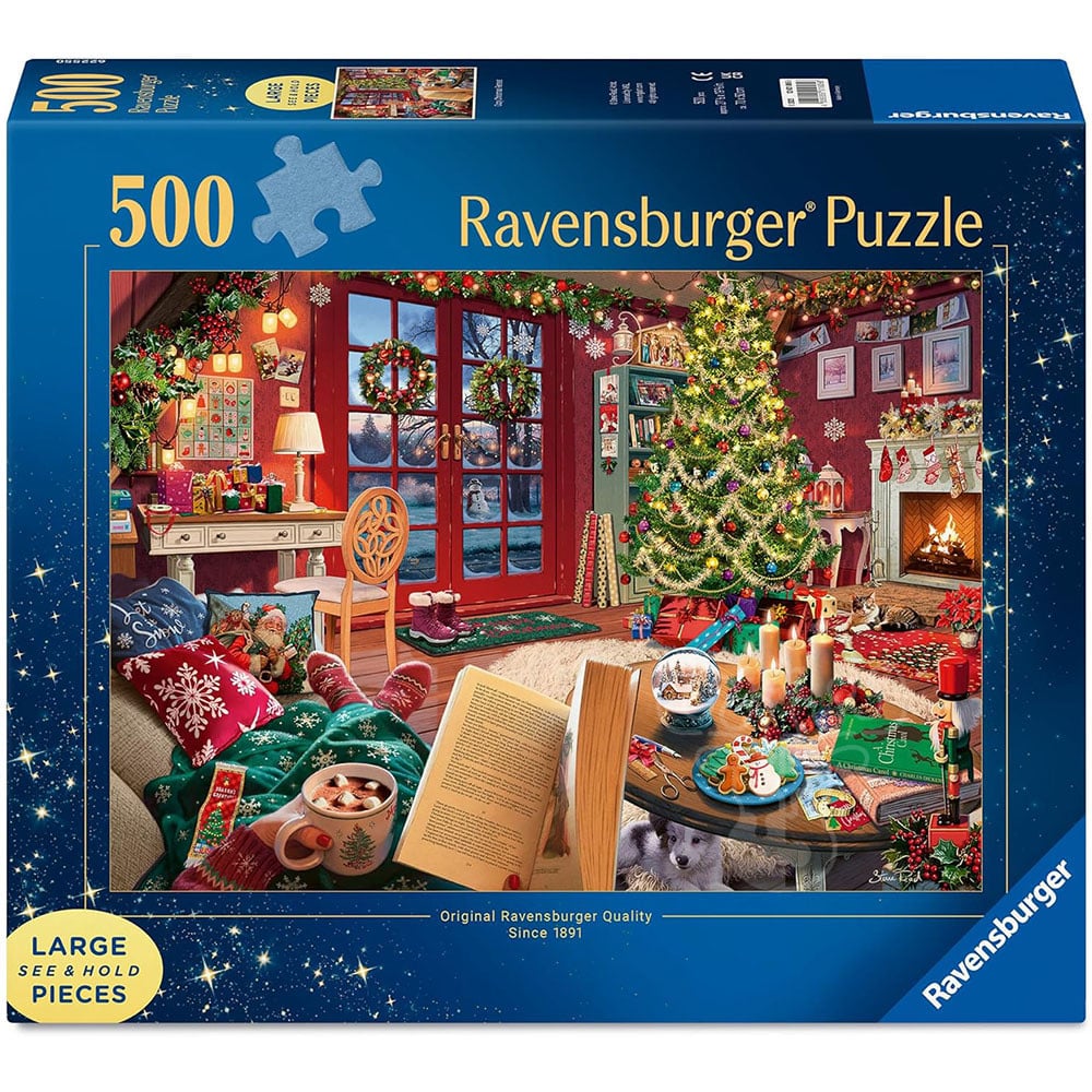 Ravensburger 500 Piece Puzzle Cozy Christmas Retreat