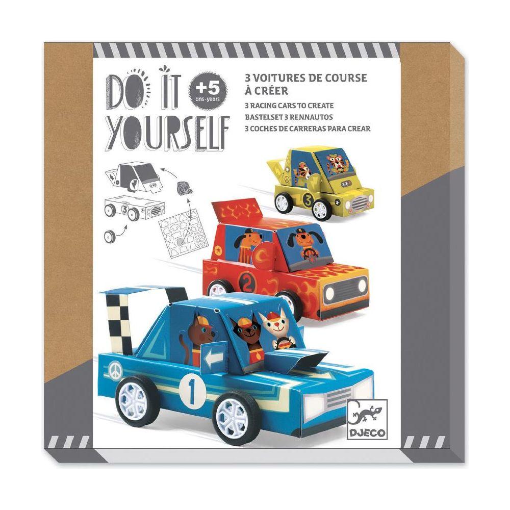 Djeco DIY Grand Prix Race Cars
