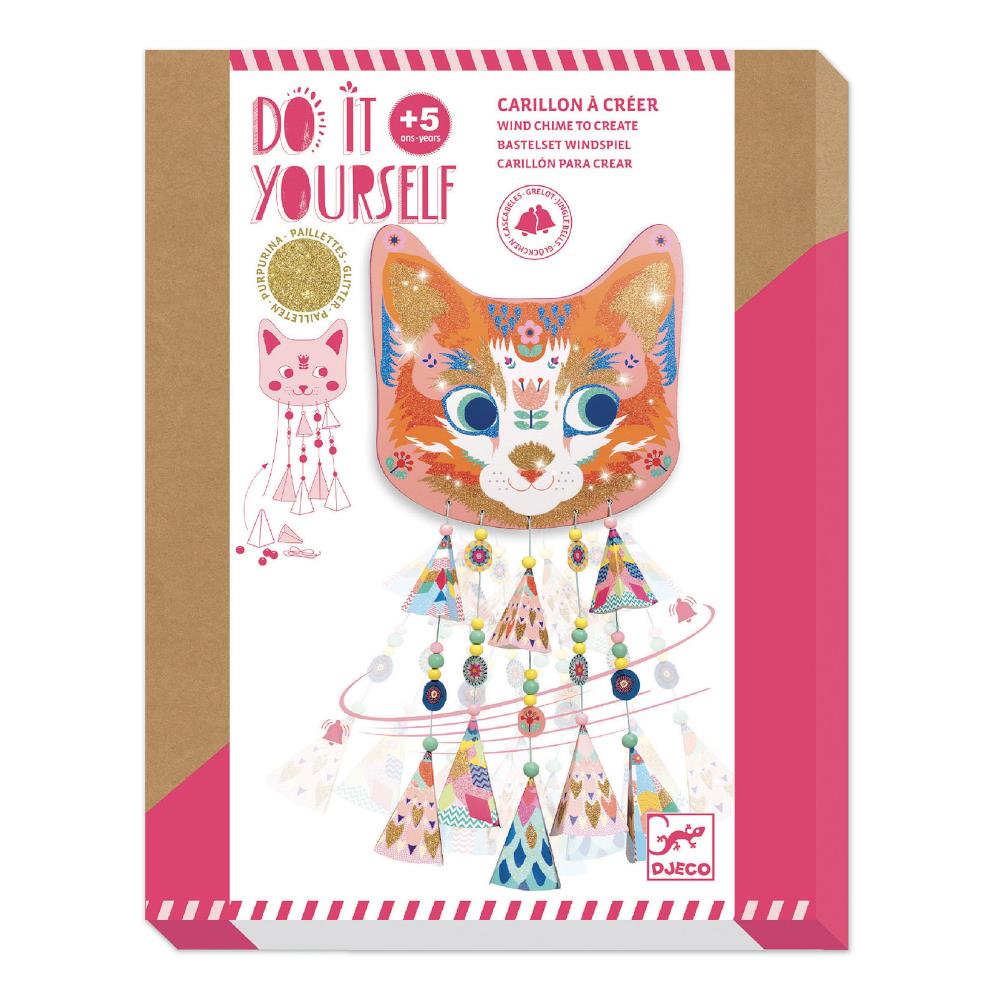Djeco DIY Wind Chimes Kitty