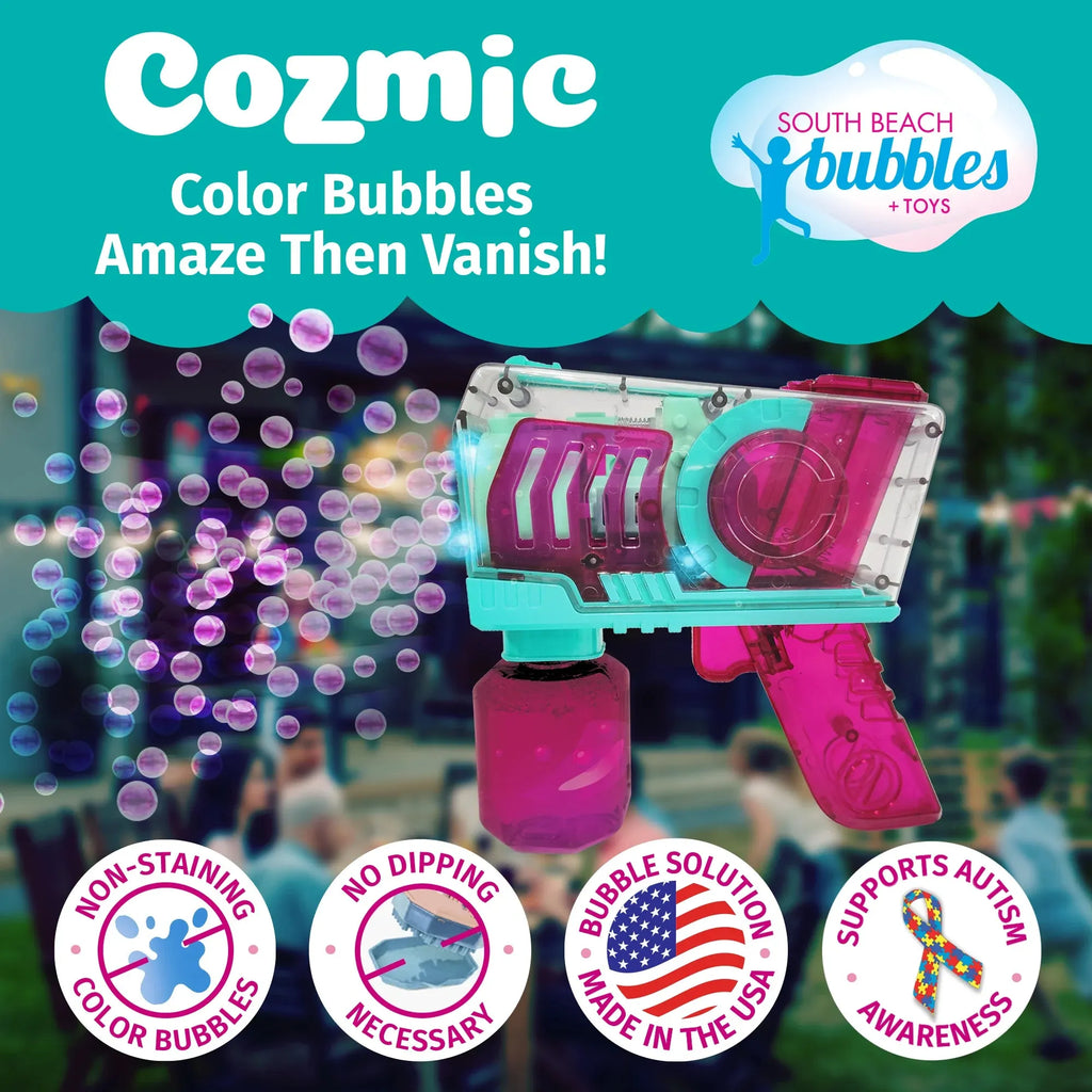 South Beach Bubbles Poppin' Colorz Cozmic Bubble Blaster