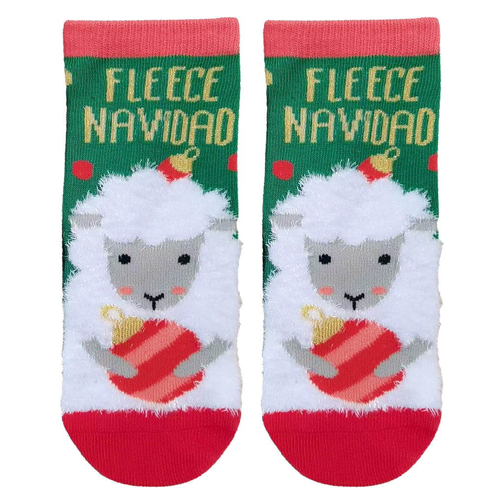 Stephen Joseph Holiday Socks Sheep Large