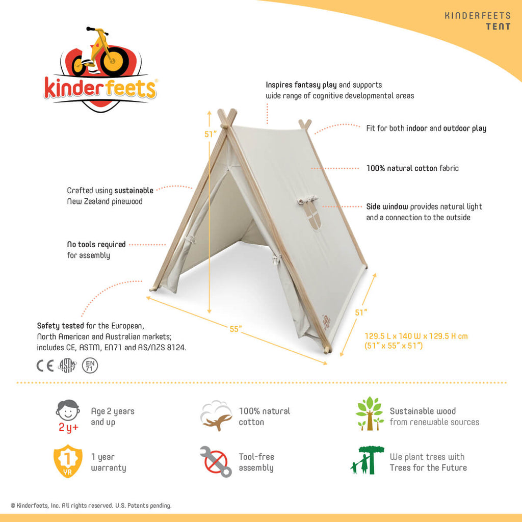 Kinderfeets Tent Natural