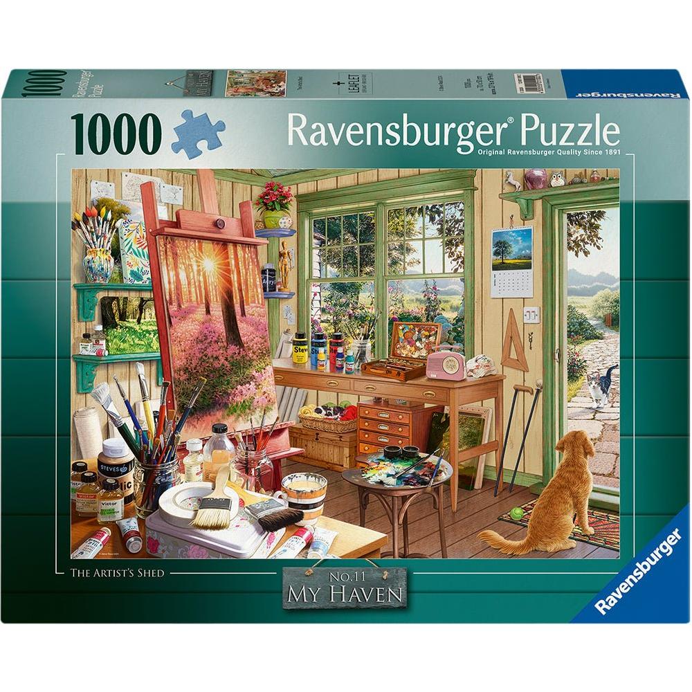 Ravensburger 1000 Piece Puzzle The Artist's Shed