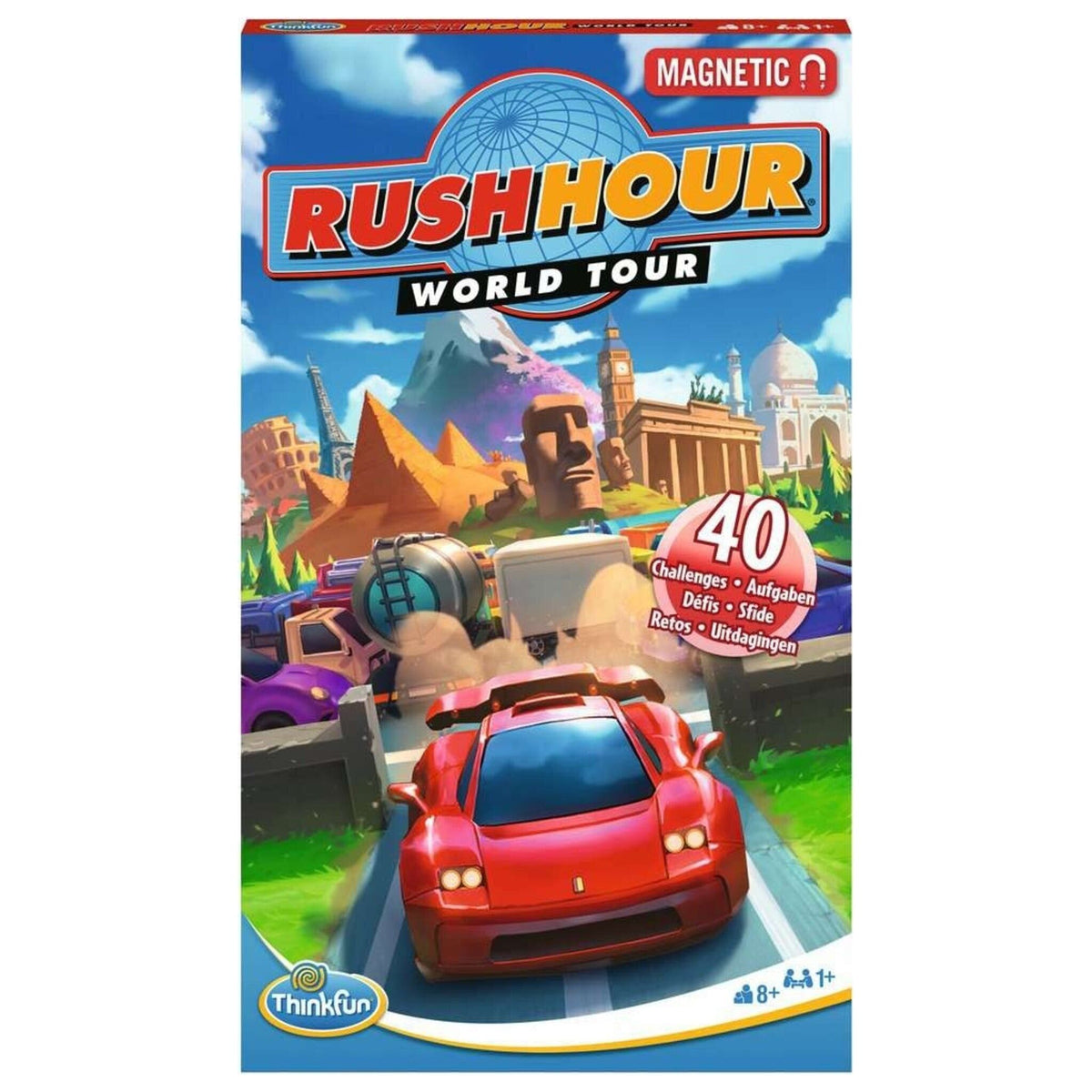 ThinkFun Rush Hour – Kniffliges Logikspiel Für Kids Ab 6 Jahren (40 Herausforderungen!)