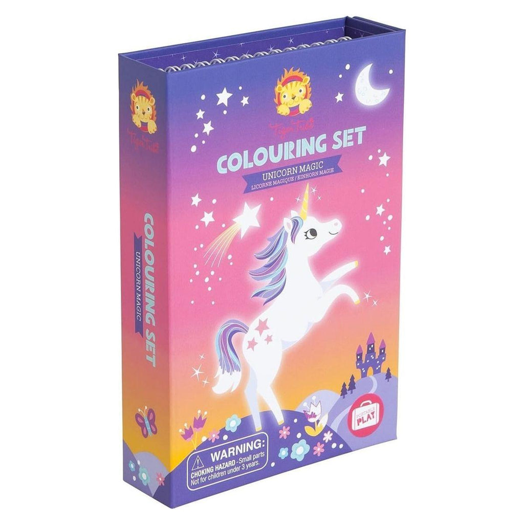 Tiger Tribe Colouring Set Unicorn Magic