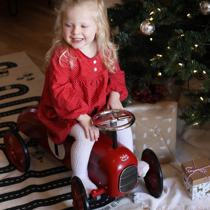 Vilac Vintage Ride-On Car Red