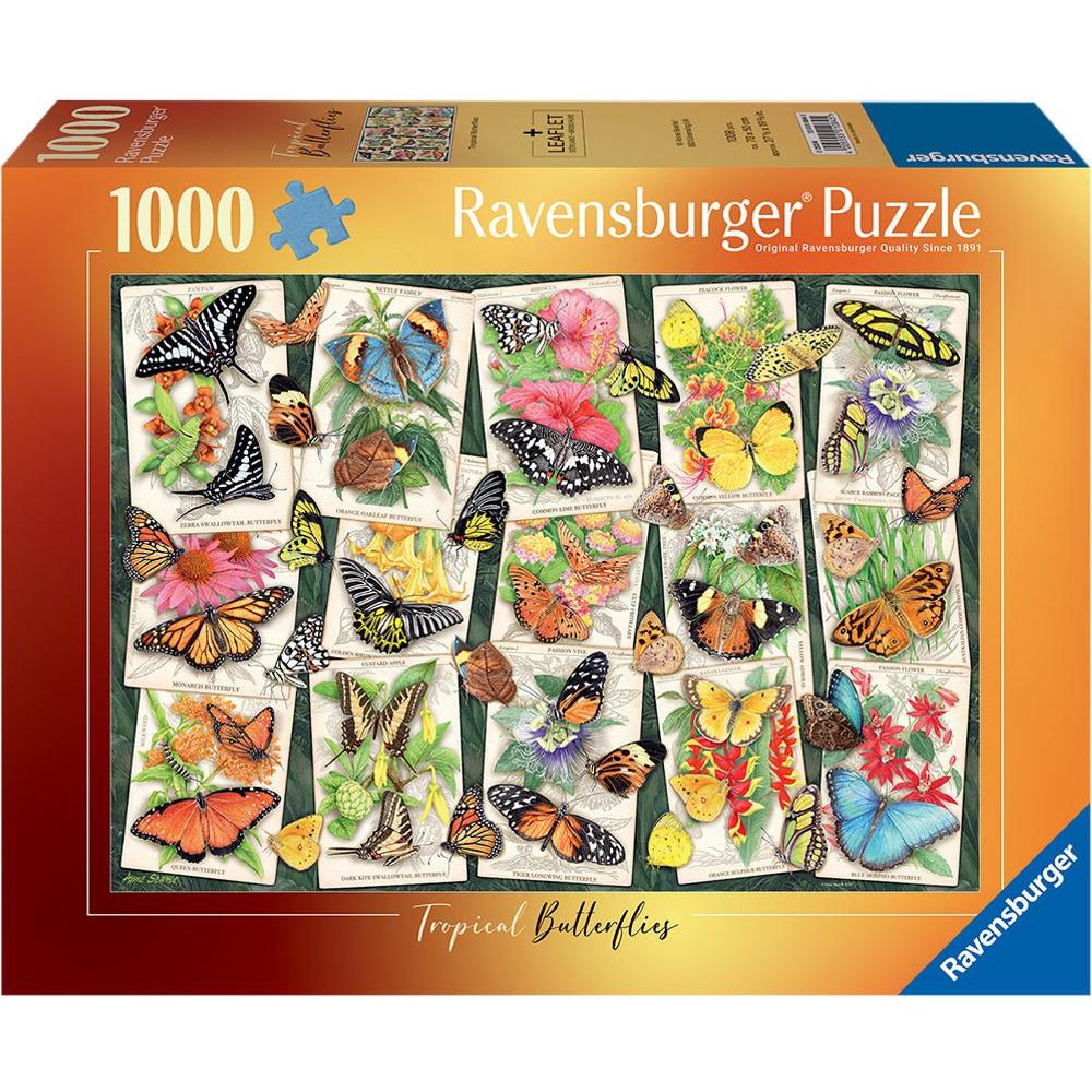 Ravensburger 1000 Piece Puzzle Tropical Butterflies