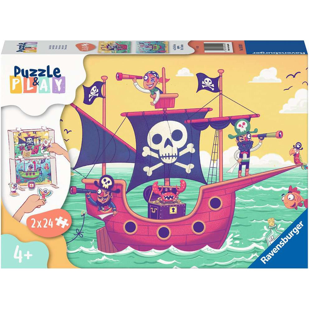 Ravensburger Puzzle & Play 24 Piece Puzzle Land in Sight