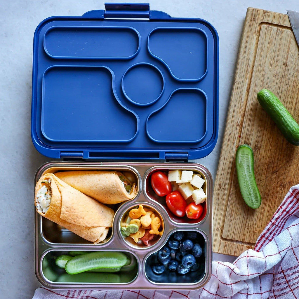 Yumbox Presto Stainless Steel Bento Box Santa Fe Blue