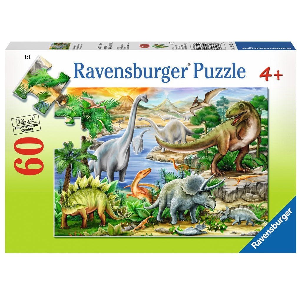 Ravensburger 60 Piece Puzzle Prehistoric Dinosaur Life