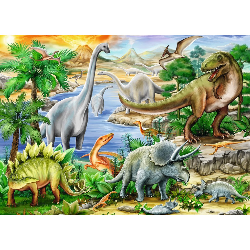 Ravensburger 60 Piece Puzzle Prehistoric Dinosaur Life