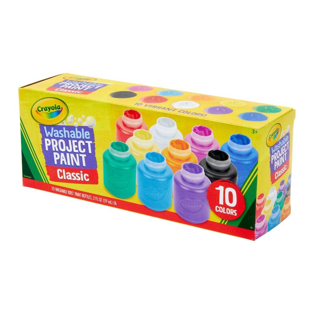 Crayola Washable Project Paint - 10 Count canada ontario