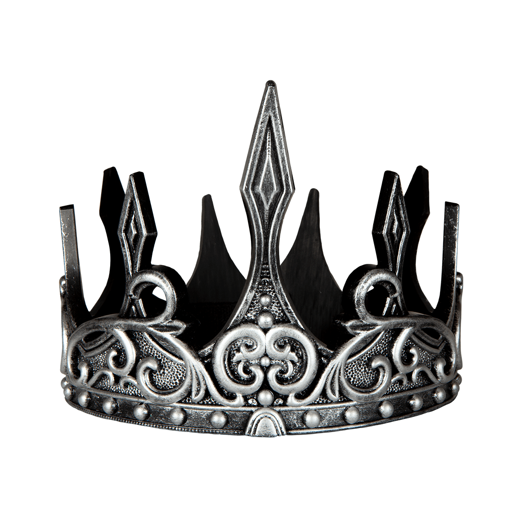 Great Pretenders Medieval Crown Silver/Black 11560 canada ontario