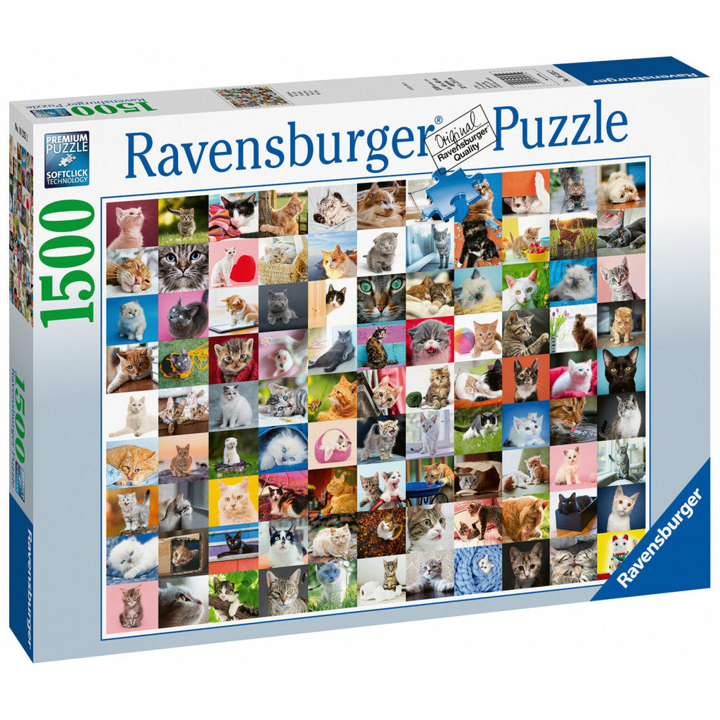 Ravensburger 1500 Piece Puzzle 99 Cats 16235