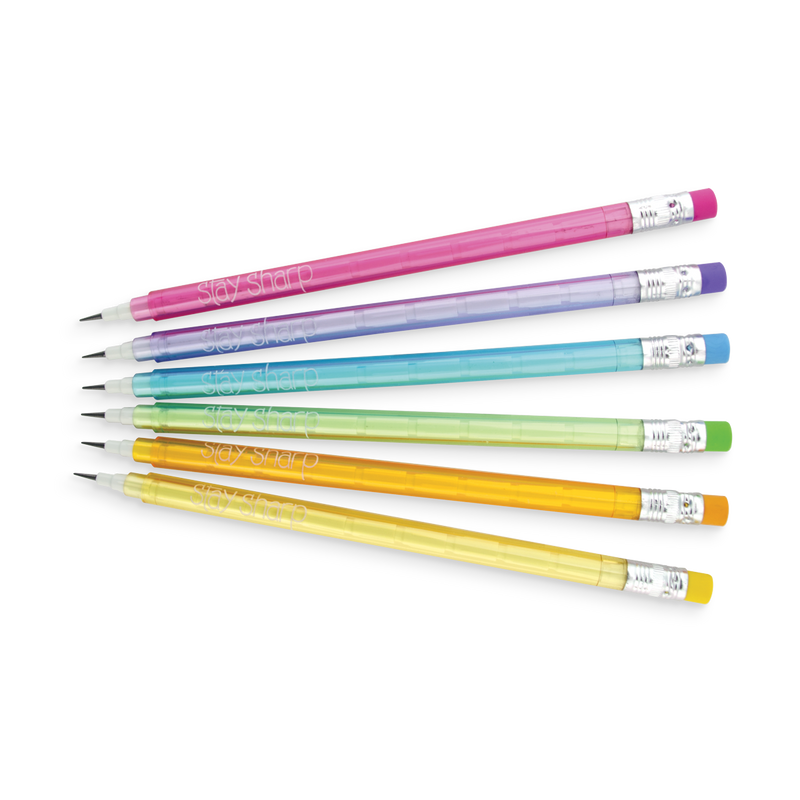 Ooly Stay Sharp Graphite Pencils Rainbows
